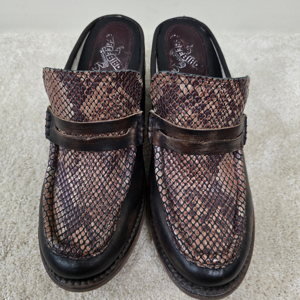 Freebird by Steven Snakeskin Pattern Heels